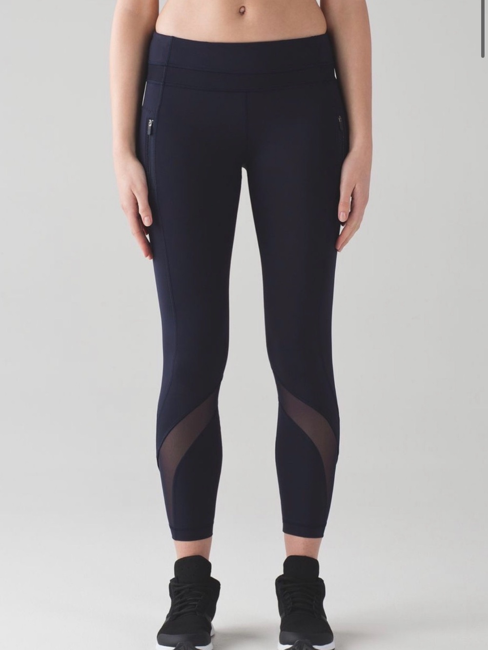 Lululemon Inspire Tight II (Mesh) Navy size 6